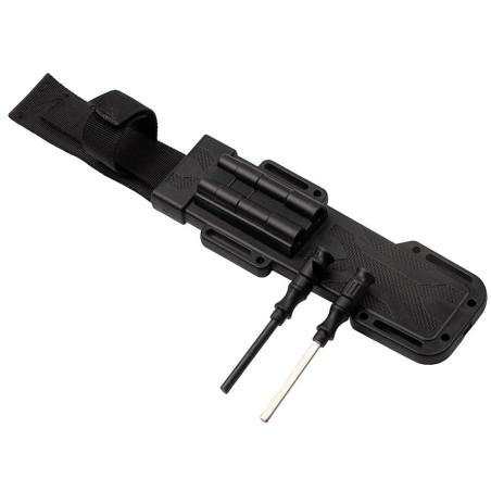 Nóż taktyczny HASTAA 15-HS-251 + krzesiwo i ostrzałka