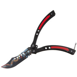 Nóż Motylek Treningowy N-454G