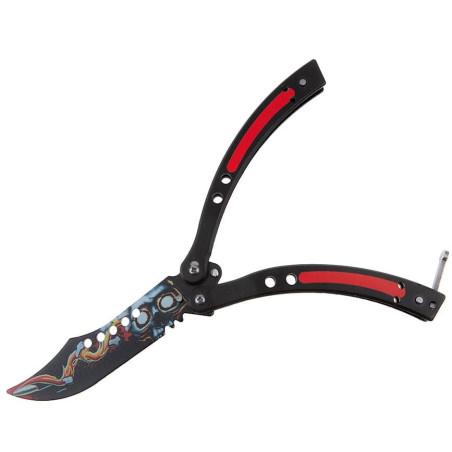 Nóż Motylek Treningowy N-454G