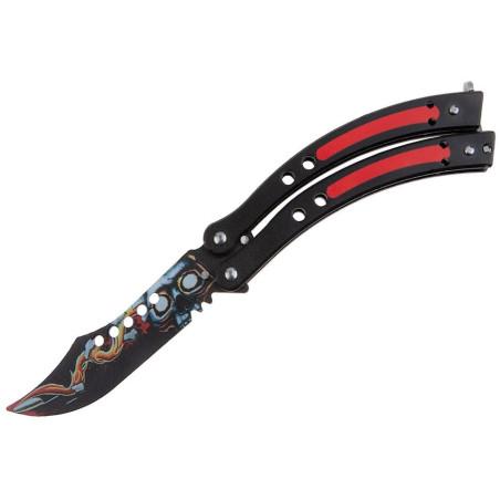 Nóż Motylek Treningowy N-454G