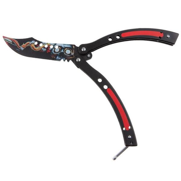 Nóż Motylek Treningowy N-454G