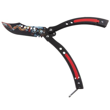 Nóż Motylek Treningowy N-454G