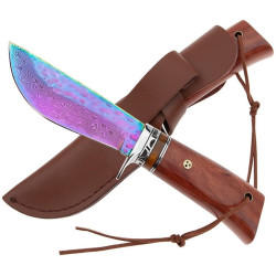 Nóż Myśliwski Damast Rainbow Fade BSH N-960