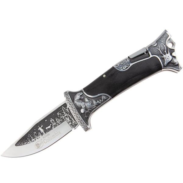 Nóż Myśliwski Columbia N-064APS Składany + Skórzane ETUI Nóż Myśliwski Columbia N-064APS Składany + Skórzane ETUI