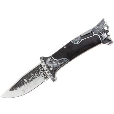 Nóż Myśliwski Columbia N-064APS Składany + Skórzane ETUI Nóż Myśliwski Columbia N-064APS Składany + Skórzane ETUI