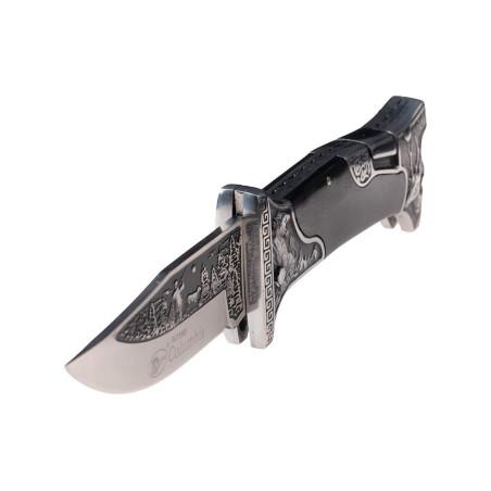 Nóż Myśliwski Columbia N-064APS Składany + Skórzane ETUI Nóż Myśliwski Columbia N-064APS Składany + Skórzane ETUI