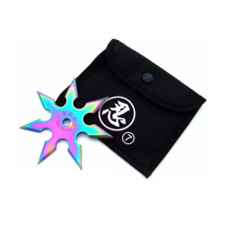 Nóż do rzucania - Gwiazdka Shuriken Rainbow N-403B 2
