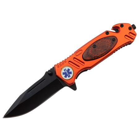 Nóż Ratowniczy BSH N-380 Sprężynowy