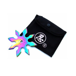 Nóż do rzucania - Gwiazdka Shuriken Rainbow N-404B 2
