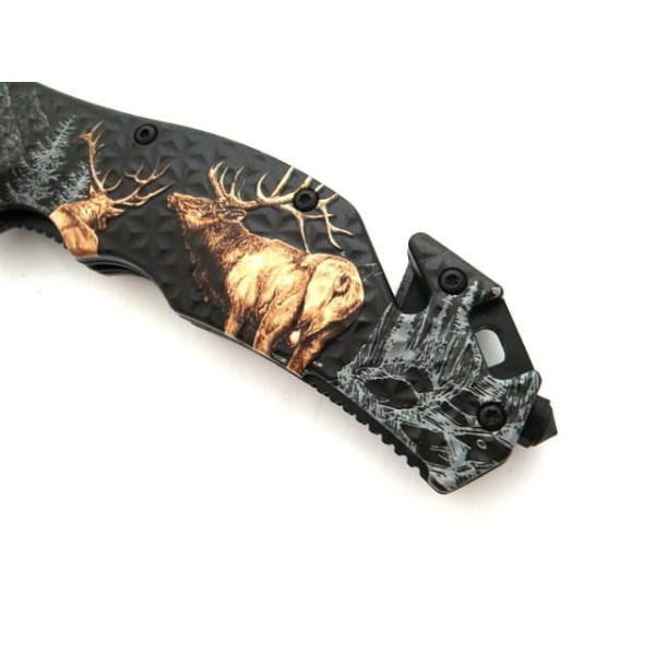 Nóż Ratowniczy Kandar N-353C Sprężynowy