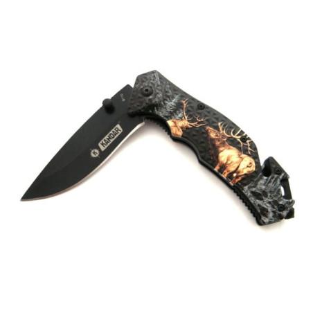 Nóż Ratowniczy Kandar N-353C Sprężynowy