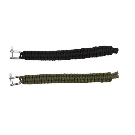 Bransoletka Survivalowa PARACORD z szeklą BR-002