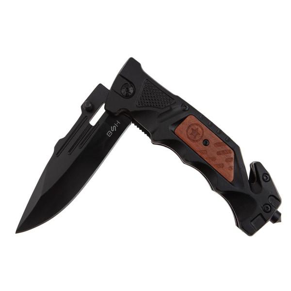 Nóż Ratowniczy BSH N-389B Sprężynowy