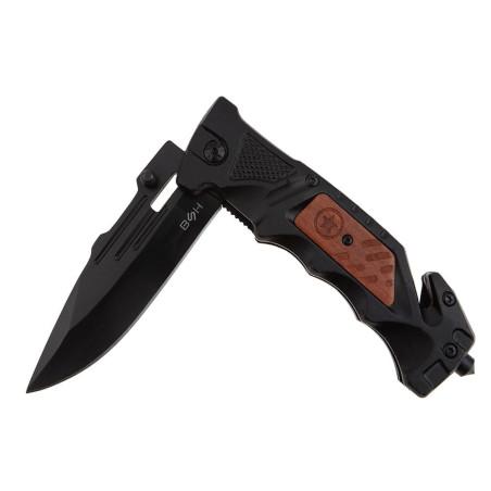 Nóż Ratowniczy BSH N-389B Sprężynowy