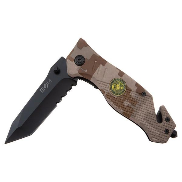 Nóż Ratowniczy BSH N-386C Sprężynowy