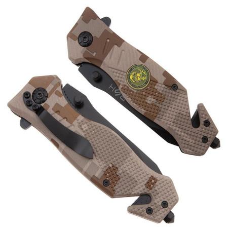 Nóż Ratowniczy BSH N-386C Sprężynowy